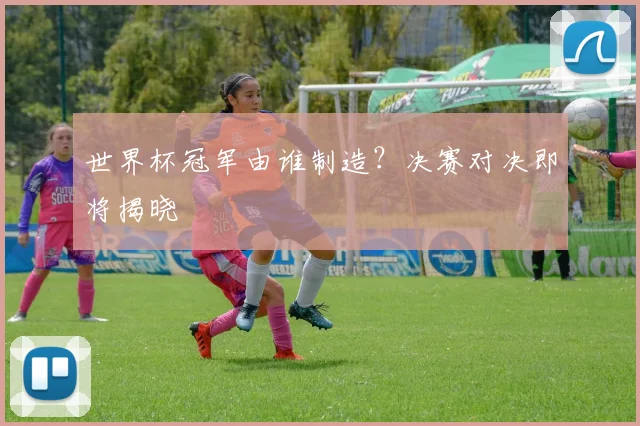 世界杯冠军由谁制造?决赛对决即将揭晓